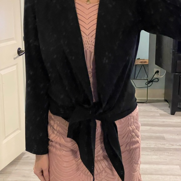 Brand New T Tahari Draped Open Front Duster / Cardigan / Jacket - Picture 7 of 8